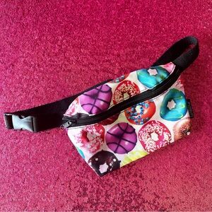 🍩FYDELITY Donut Print Adjustable Fanny Pack